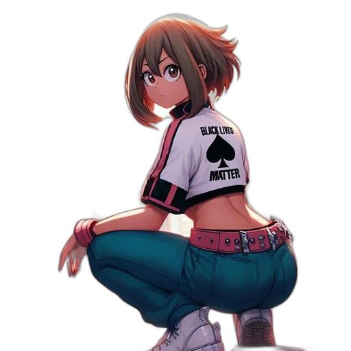 jacket, weapon, staff, robot transparent PNG cut-out
