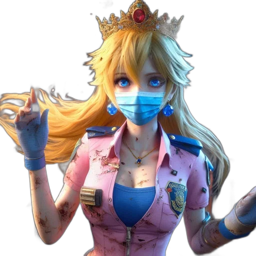 crown, staff, face, concept art transparent PNG cut-out