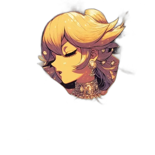 crown, mask, face, hair transparent PNG cut-out