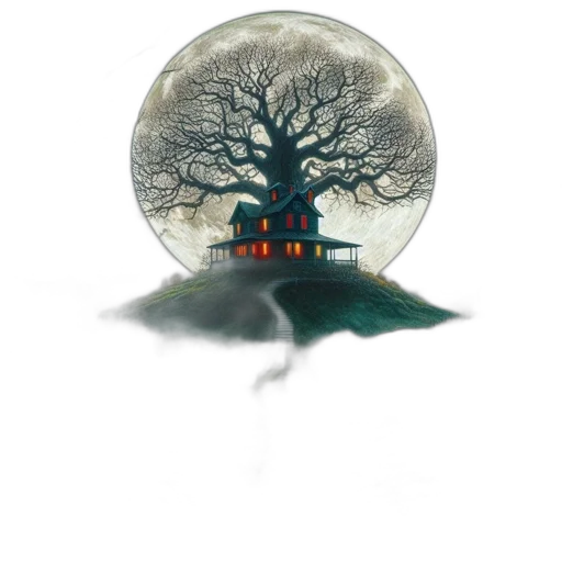 tree, mask, concept art, fantasy art transparent PNG cut-out