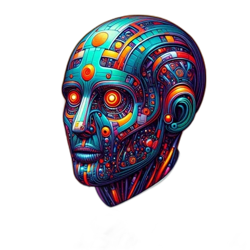 robot, mask, face, creature transparent PNG cut-out