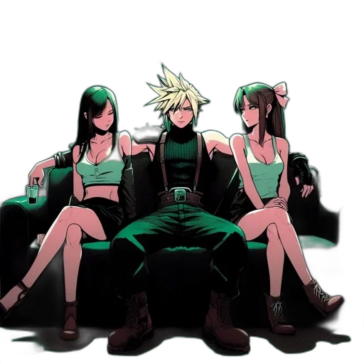 concept art, anime, pixel art, comic book art transparent PNG cut-out