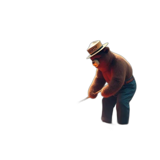 staff, hat, robot, umbrella transparent PNG cut-out