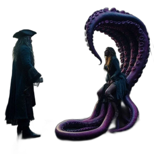 hat, creature, dragon, staff transparent PNG cut-out