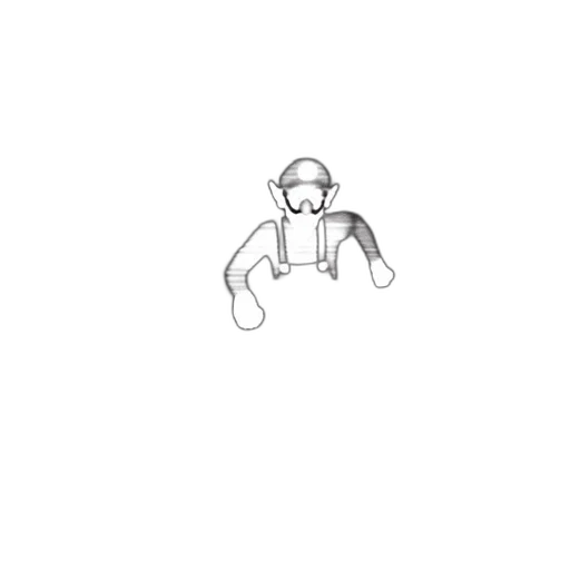 robot, creature, staff, weapon transparent PNG cut-out