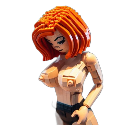 robot, dress, concept art, 3d render transparent PNG cut-out