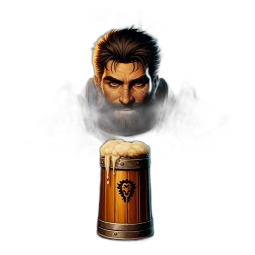 face, concept art, fantasy art, pixel art transparent PNG cut-out
