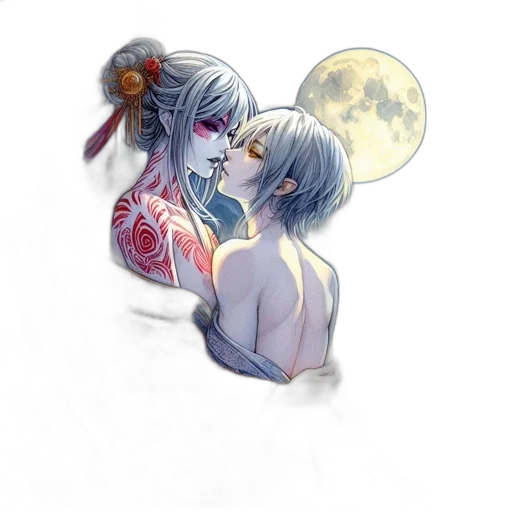mask, watercolor, fantasy art, anime transparent PNG cut-out