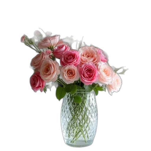 flower, crown, jewelry, 3d render transparent PNG cut-out