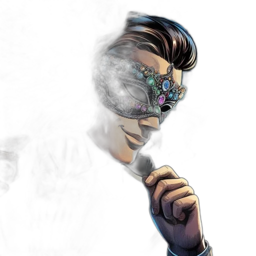 mask, robot, face, staff transparent PNG cut-out
