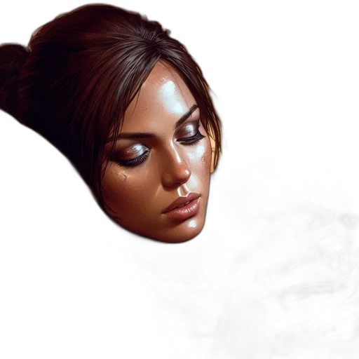 face, mask, staff, photorealistic transparent PNG cut-out