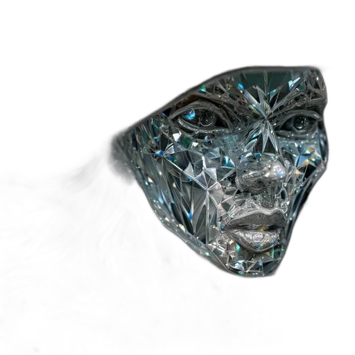 jewelry, crown, mask, face transparent PNG cut-out