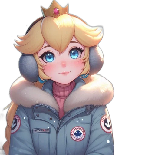 crown, jacket, face, staff transparent PNG cut-out