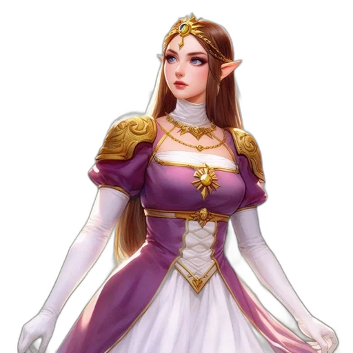 dress, crown, fantasy art, concept art transparent PNG cut-out