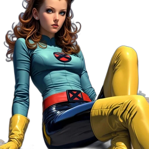 jacket, robot, comic book art, concept art transparent PNG cut-out
