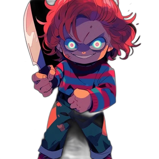 weapon, jacket, staff, creature transparent PNG cut-out