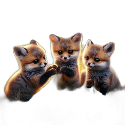 animal, staff, photorealistic, oil painting transparent PNG cut-out