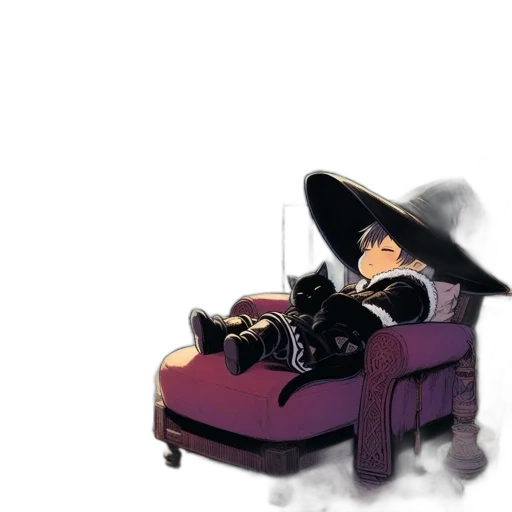 hat, furniture, crown, staff transparent PNG cut-out