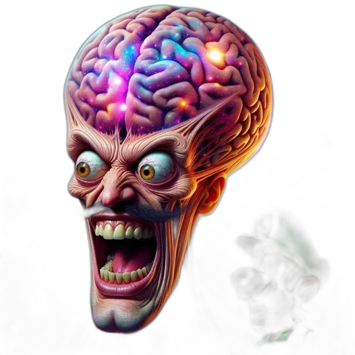 face, mask, creature, crown transparent PNG cut-out