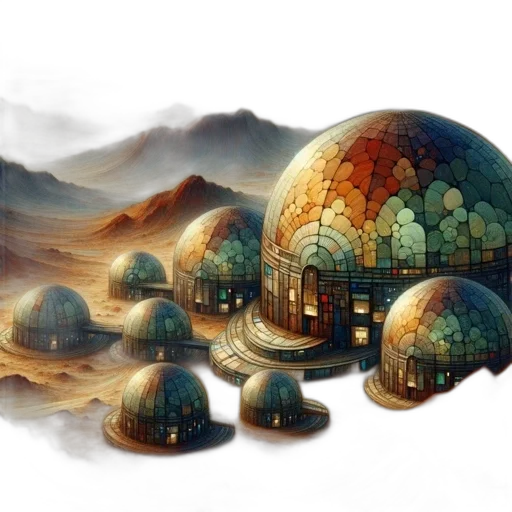 concept art, fantasy art, 3d render, outer space transparent PNG cut-out
