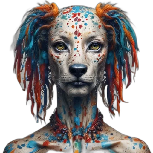 mask, animal, creature, face transparent PNG cut-out