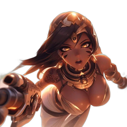 weapon, staff, sword, face transparent PNG cut-out