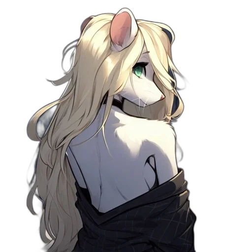dress, jacket, mask, staff transparent PNG cut-out