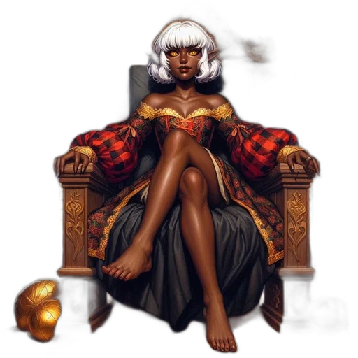 crown, dress, fantasy art, concept art transparent PNG cut-out