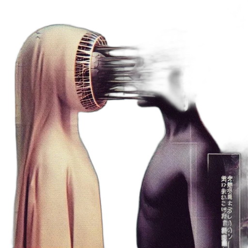 mask, hair, robot, bottle transparent PNG cut-out