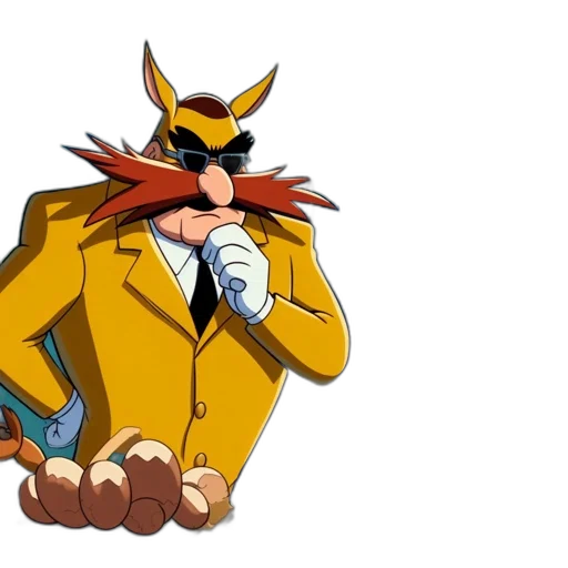 staff, animal, jacket, hat transparent PNG cut-out