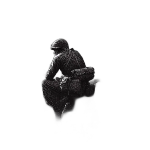 weapon, jacket, hat, staff transparent PNG cut-out