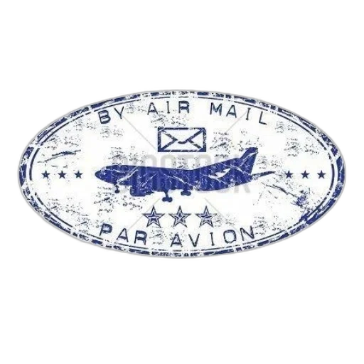 blue, grunge-style, stamp, text transparent PNG cut-out