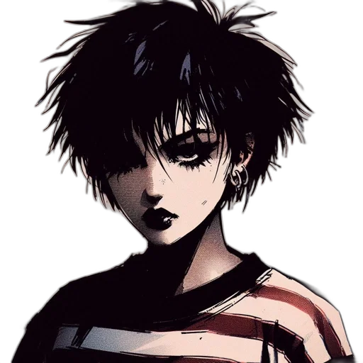 face, hair, creature, mask transparent PNG cut-out