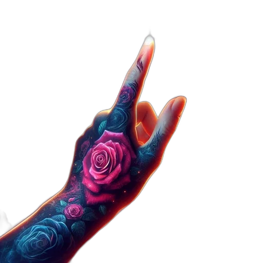 flower, jewelry, weapon, photorealistic transparent PNG cut-out