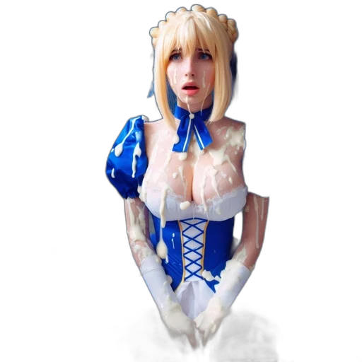 dress, robot, staff, mask transparent PNG cut-out