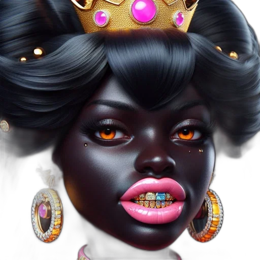 crown, jewelry, face, photorealistic transparent PNG cut-out