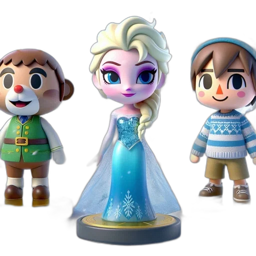 3d render, concept art, three, animated transparent PNG cut-out