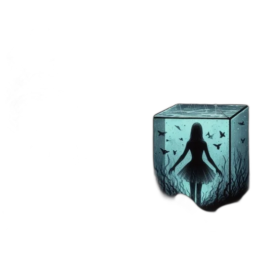 furniture, dress, crown, creature transparent PNG cut-out