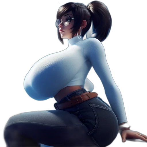 jacket, robot, staff, concept art transparent PNG cut-out