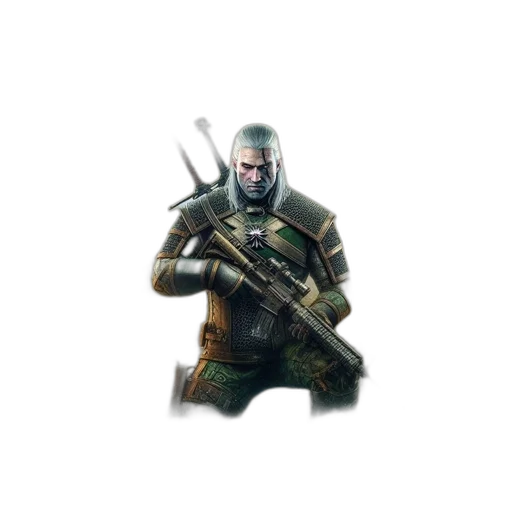 weapon, sword, staff, jacket transparent PNG cut-out