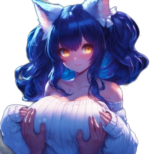 dress, creature, mask, staff transparent PNG cut-out