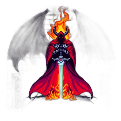 dragon, sword, staff, fantasy art transparent PNG cut-out