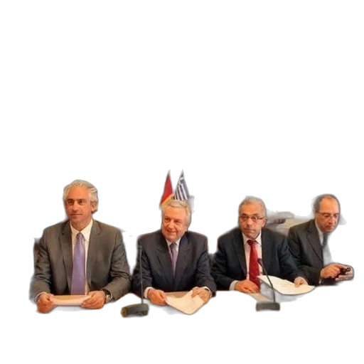 staff, group, men, suits transparent PNG cut-out