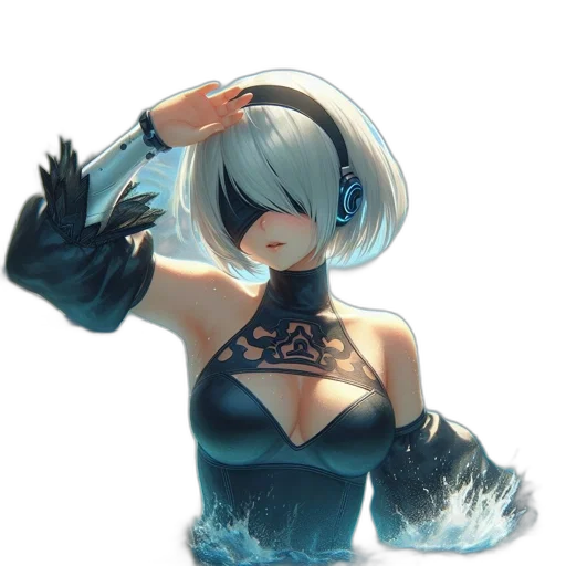 mask, dress, robot, weapon transparent PNG cut-out