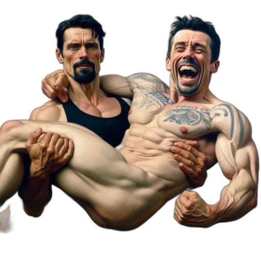concept art, comic book art, photorealistic, 3d render transparent PNG cut-out