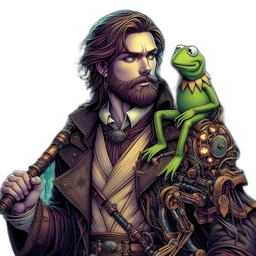 staff, fantasy art, concept art, pixel art transparent PNG cut-out
