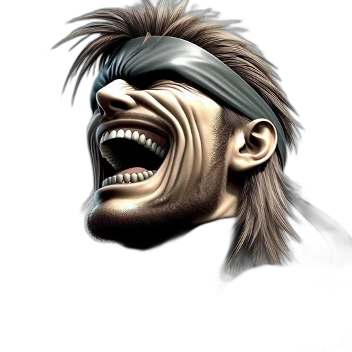 face, mask, creature, hair transparent PNG cut-out