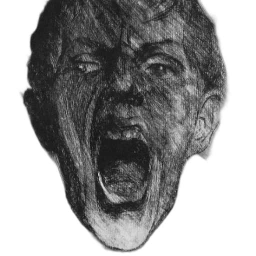 face, mask, creature, staff transparent PNG cut-out