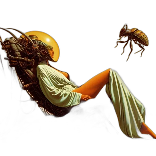 creature, robot, furniture, concept art transparent PNG cut-out