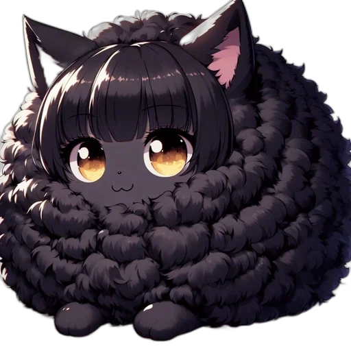 animal, creature, hair, hat transparent PNG cut-out